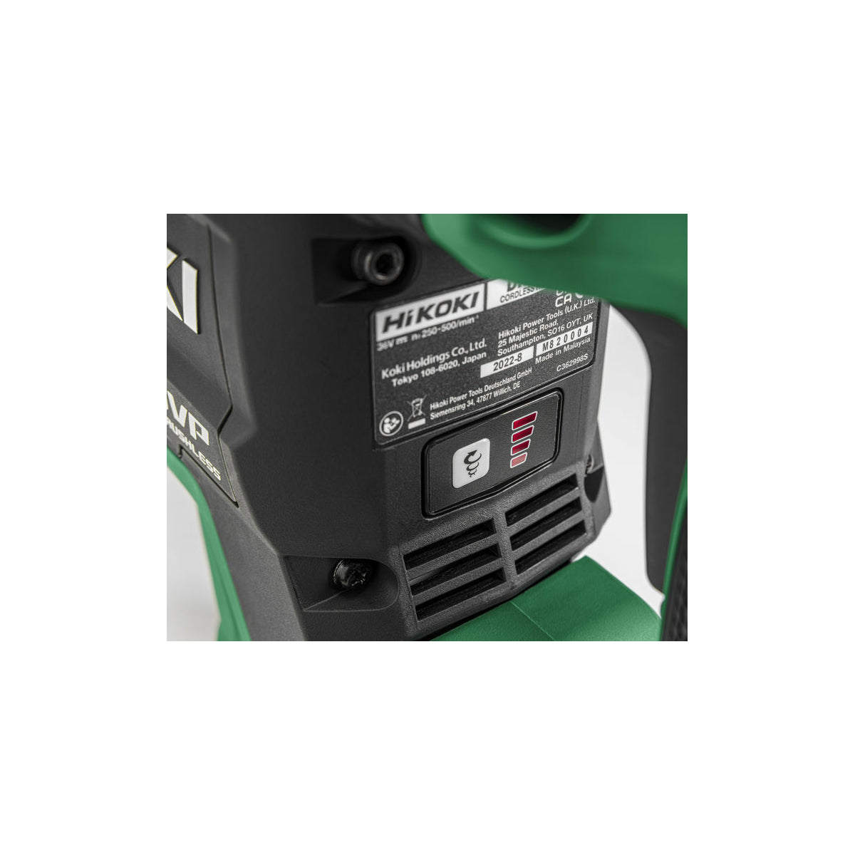  Hikoki DH3640DAWAZ Perforateur, Burineur SDS MAX 36V 9,2J Brushless 2x4.0Ah Avec Coffret De Transport