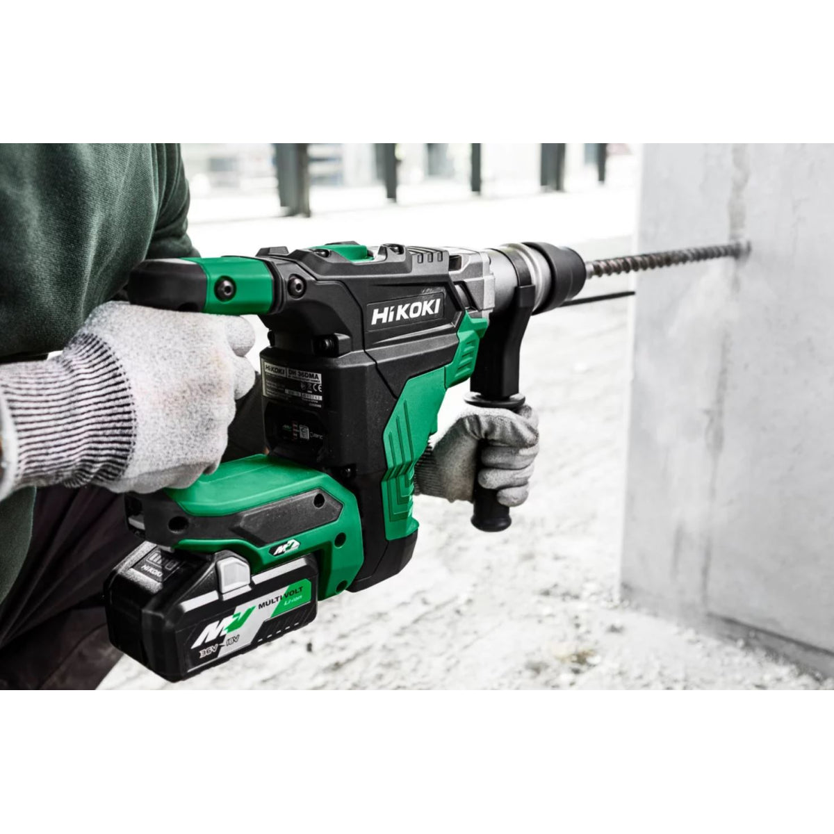  Hikoki DH36DMAWAZ Perforateur, Burineur SDS MAX 36V 7,1J Brushless 2x4.0Ah Avec Coffret De Transport