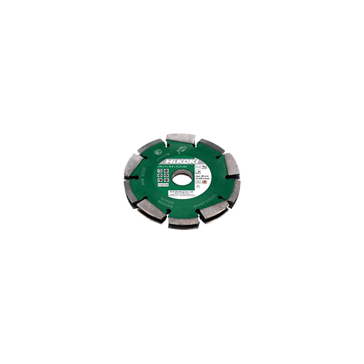  Hikoki Disque Diamant Double Pour Rainureuse ø125mm (4100298)