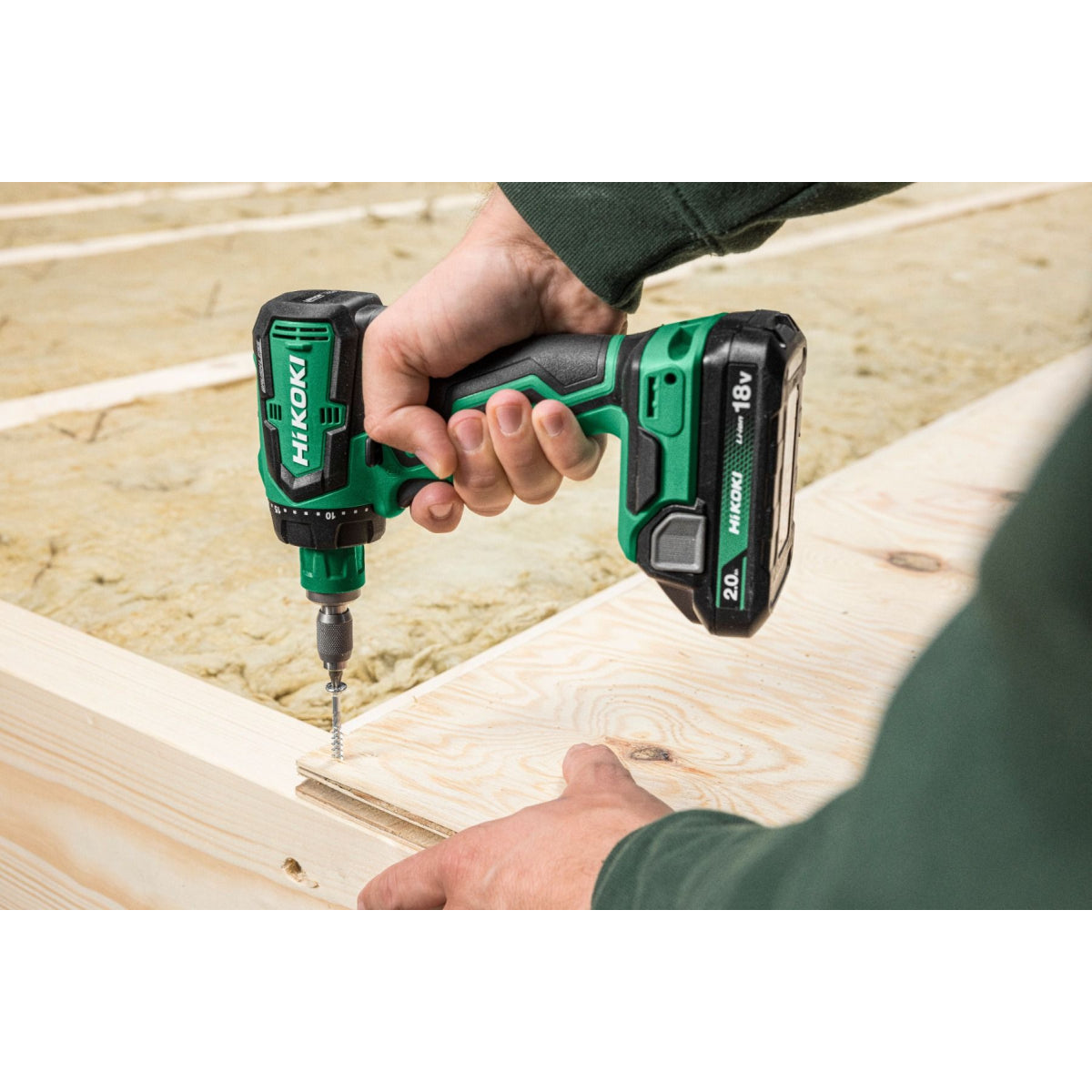  Hikoki DS18DDQW2Z Perceuse Visseuse 18V Avec Mandrins Interchangeables 55Nm Avec Coffret HSC