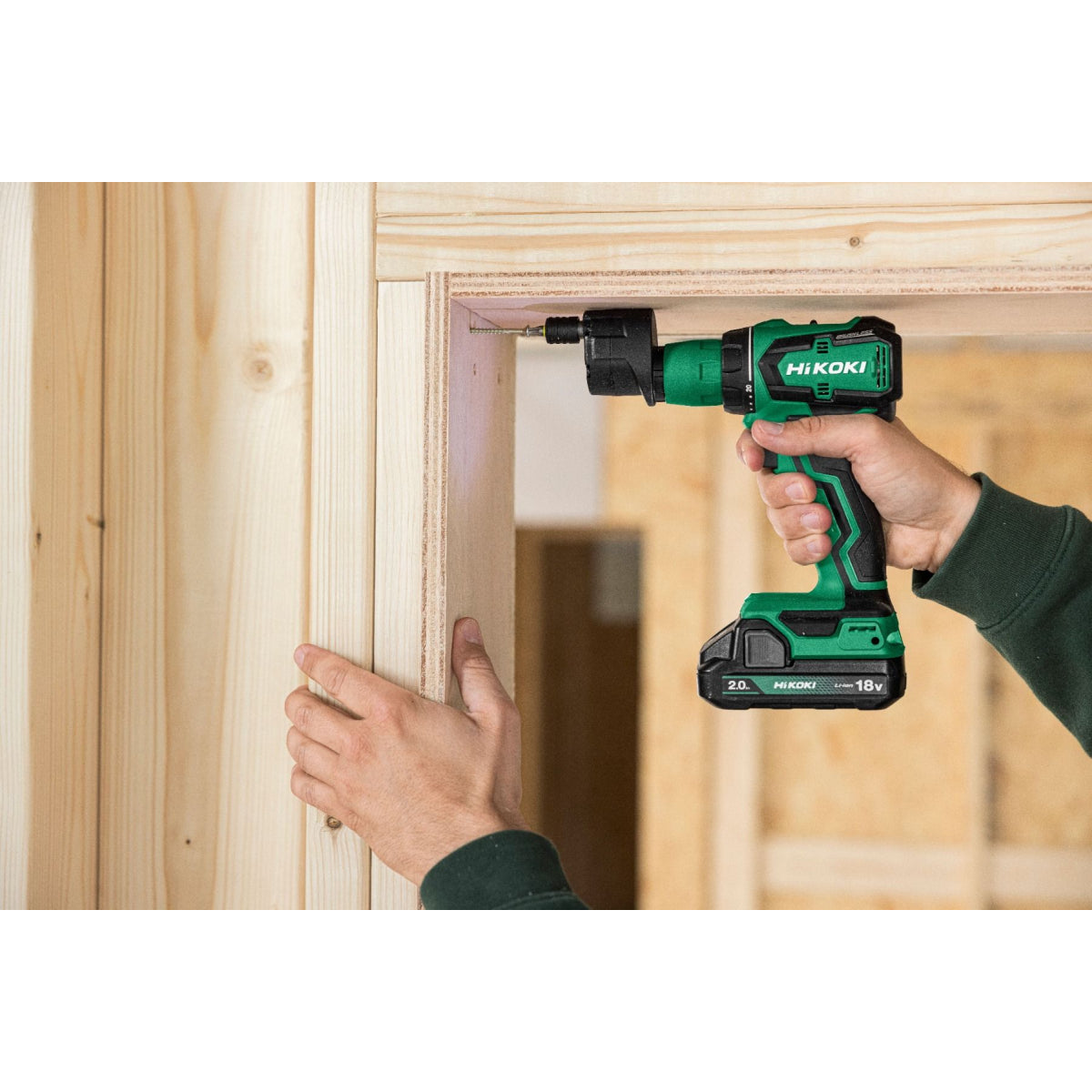  Hikoki DS18DDQW2Z Perceuse Visseuse 18V Avec Mandrins Interchangeables 55Nm Avec Coffret HSC