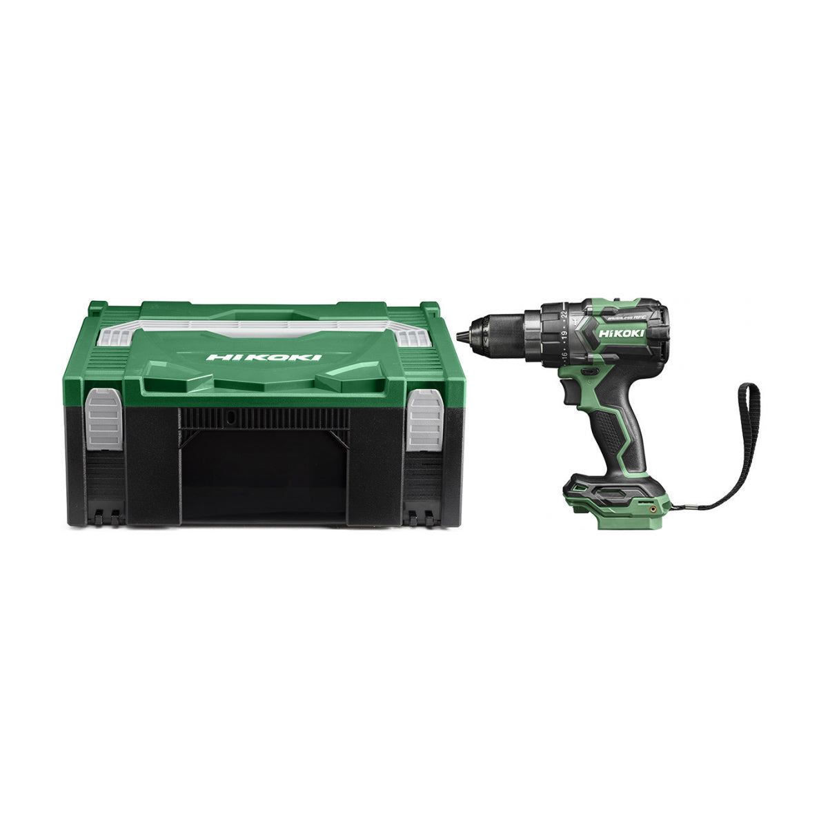  Hikoki DV18DCW2Z Perceuse, Visseuses à Percussion 18V 140Nm Brushless Avec Coffret De Transport HSC