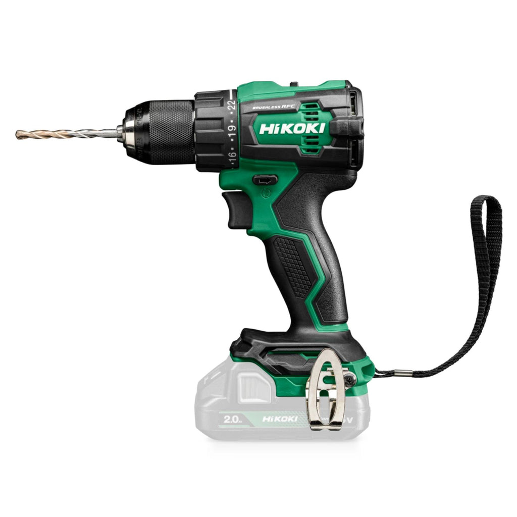  Hikoki DV18DE W2Z Perceuse, Visseuses à Percussion 18V 70Nm Brushless Avec Coffret HSC