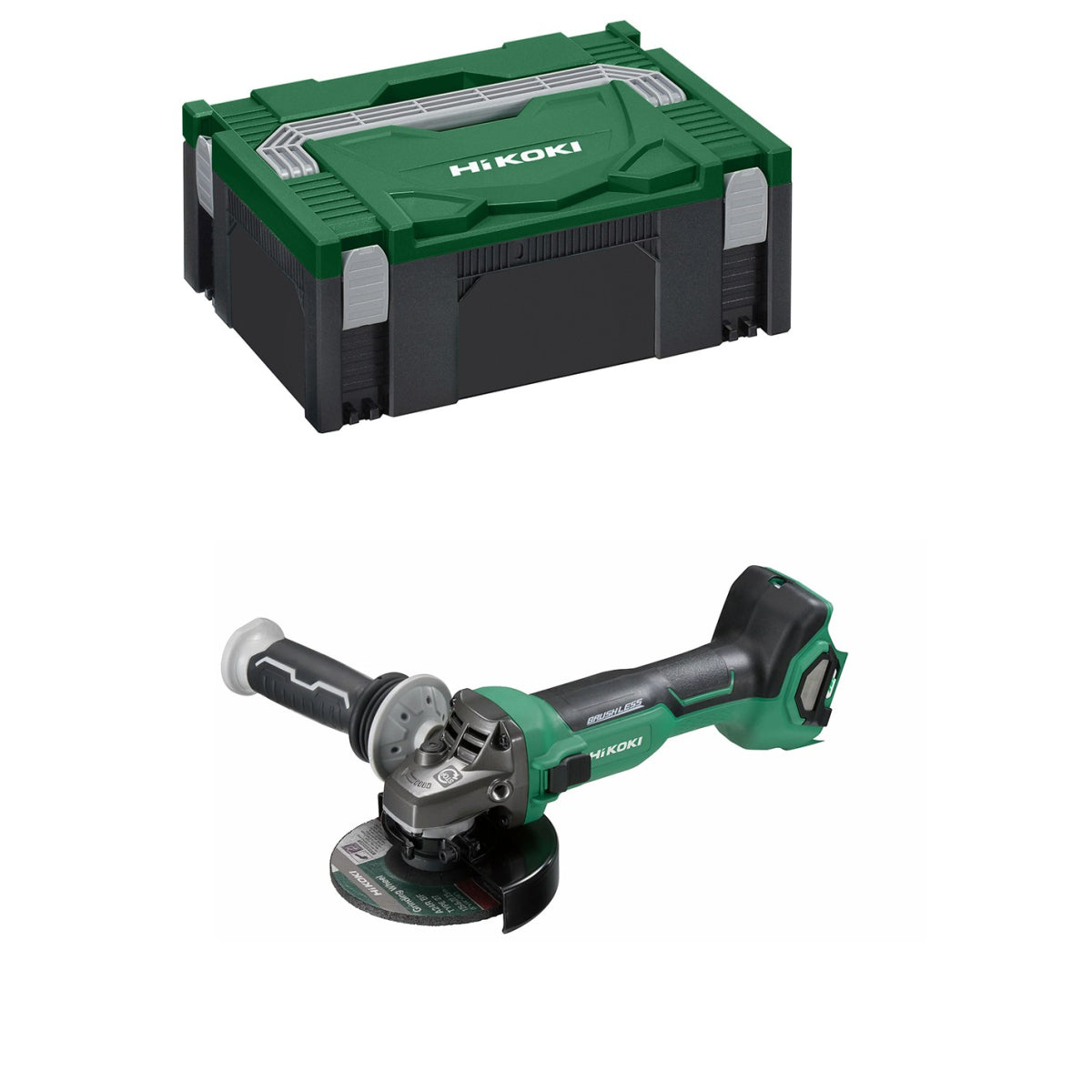  Hikoki G1813DAW2Z Meuleuse Sans Fil 18V ø125mm Avec Coffret HitCase III