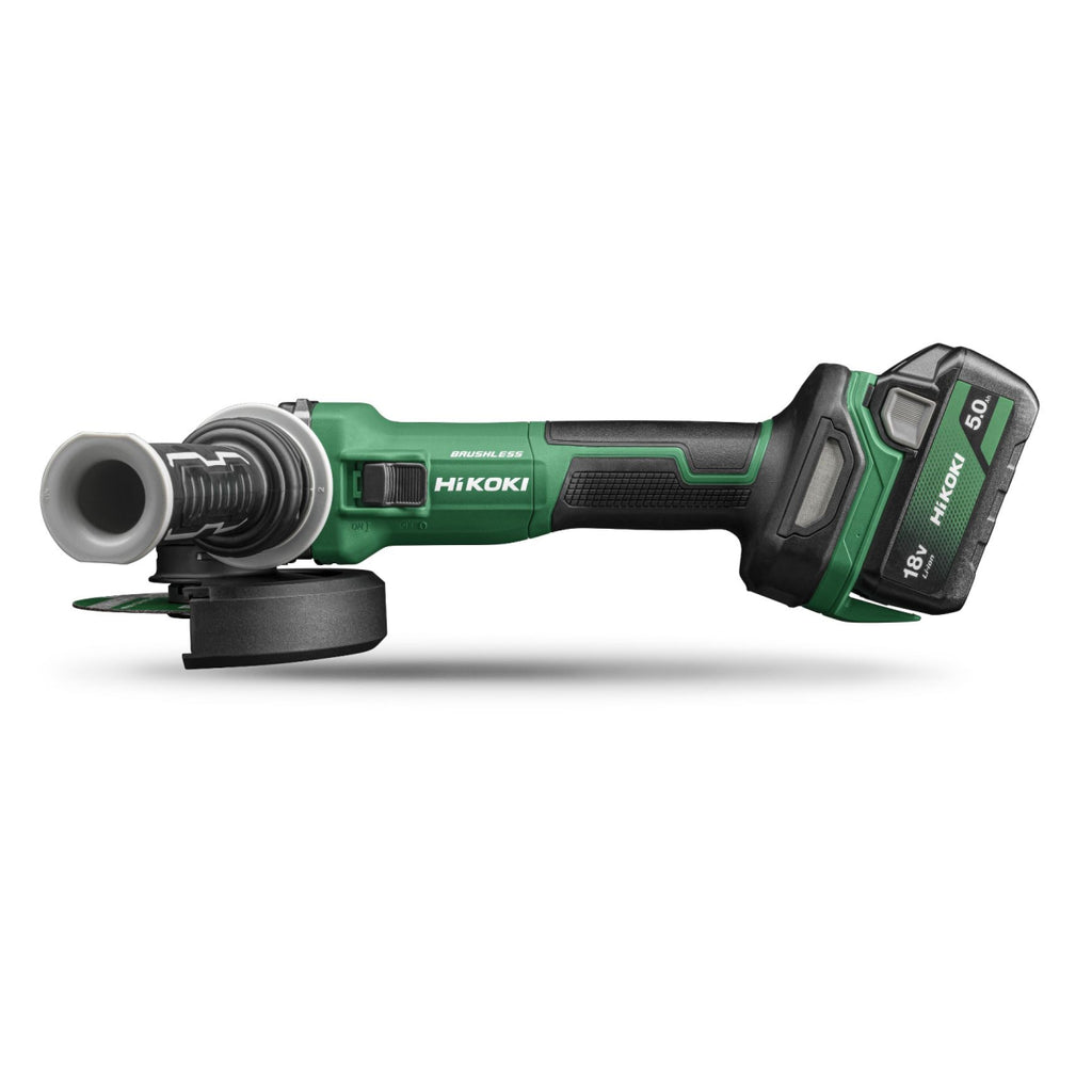  Hikoki G1813DEWQZ Meuleuse Sans Fil 18V ø125mm 2x5.0Ah Avec Coffret De Transport