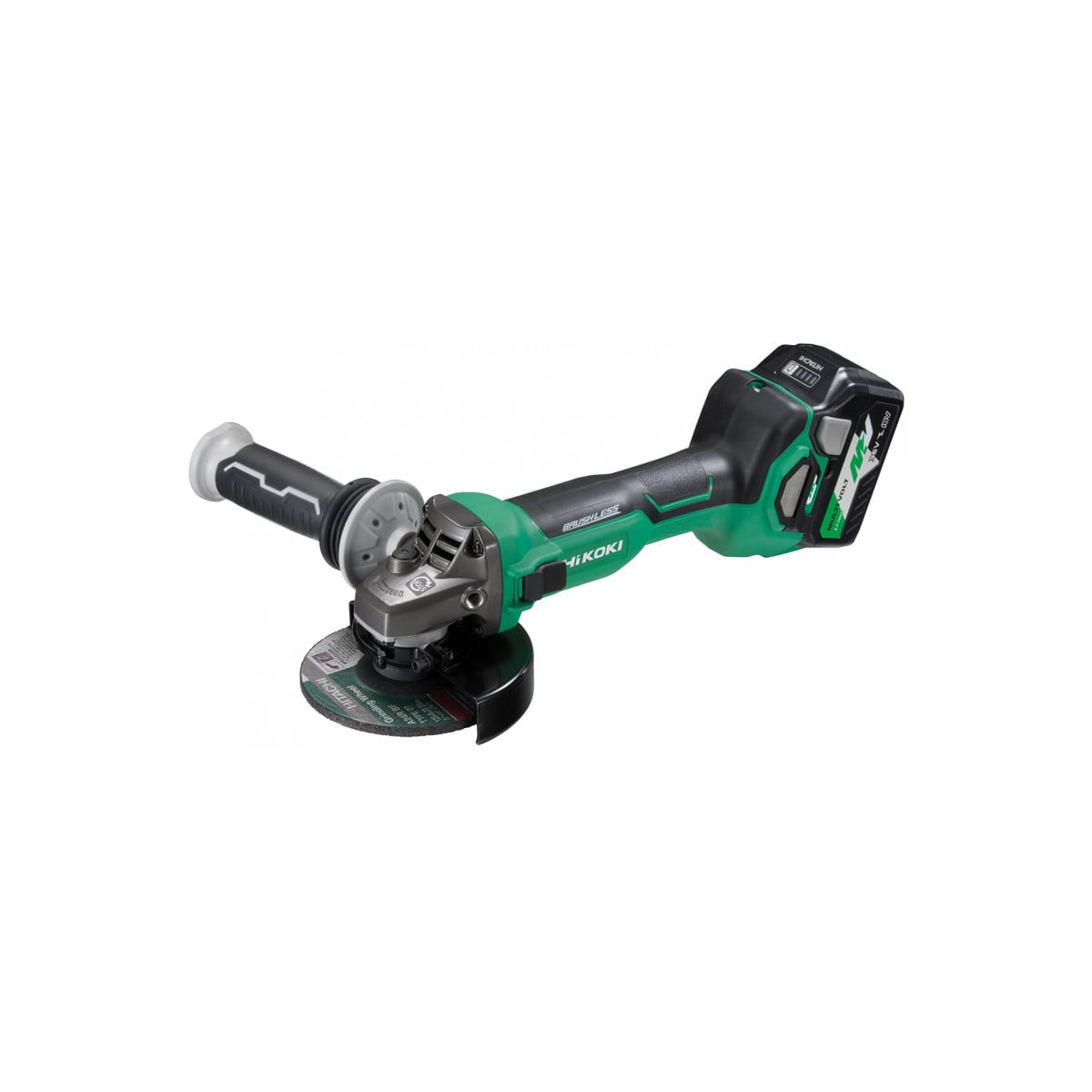  Hikoki G3613DVEWQZ Meuleuse Sans Fil 36V ø125mm Li-ion Brushless Multivolt 2x2.5Ah Avec Coffret Hit-Case