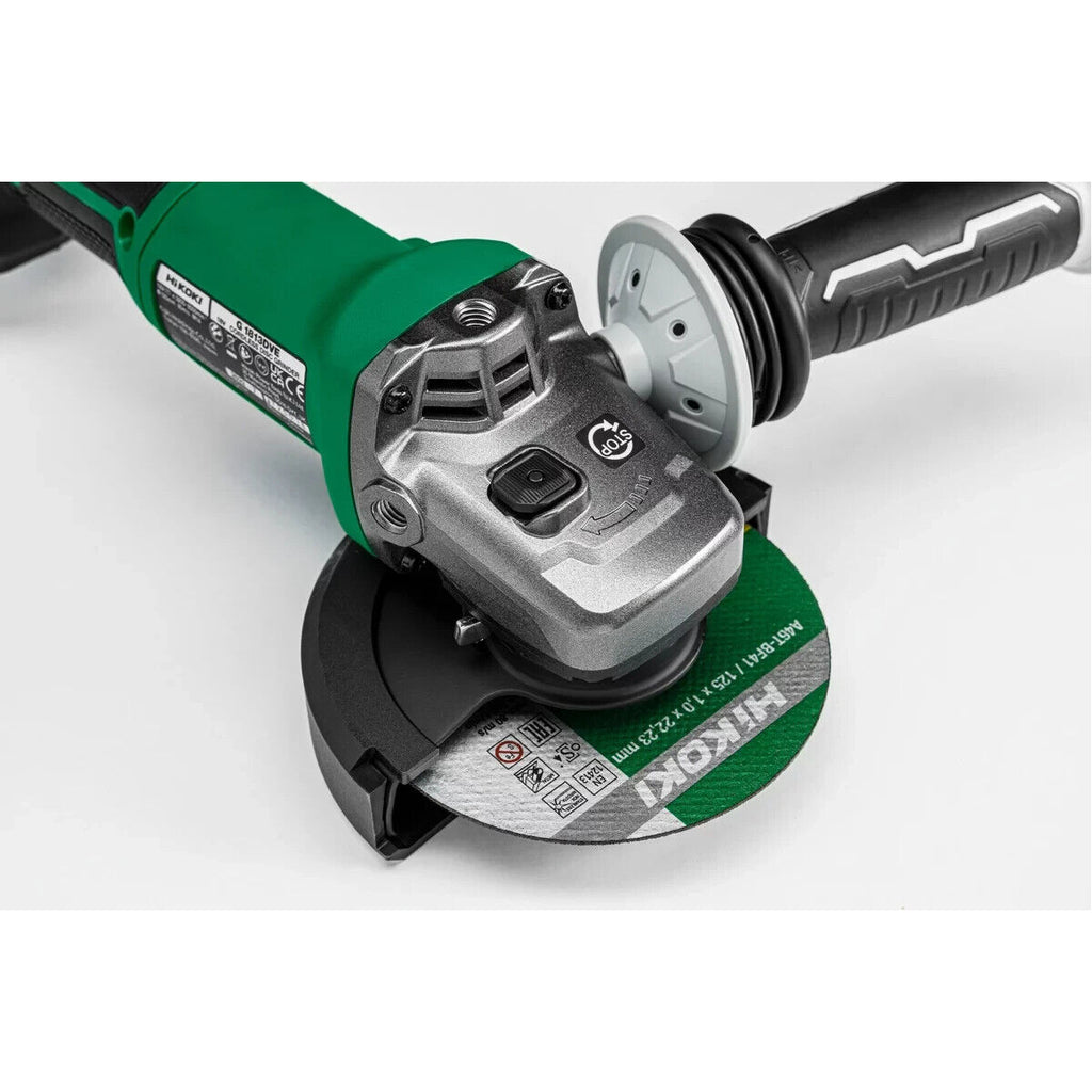  Hikoki G3613DVEWQZ Meuleuse Sans Fil 36V ø125mm Li-ion Brushless Multivolt 2x2.5Ah Avec Coffret Hit-Case