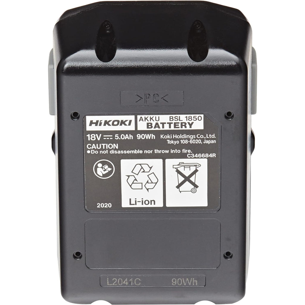  Hikoki - Hitachi Batterie 18V 5.0Ah à Glissière Li-ion BSL1850