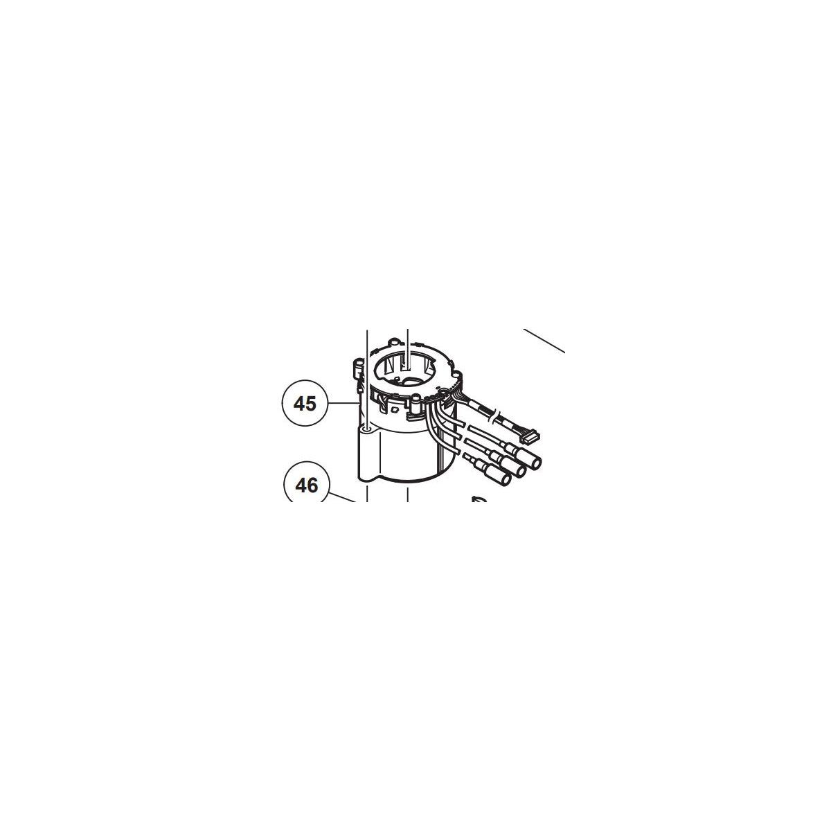  Hikoki - Hitachi Stator 240V Pour Perforateur Et Piqueur H45ME, H45MEY, DH40MEY (340885E)
