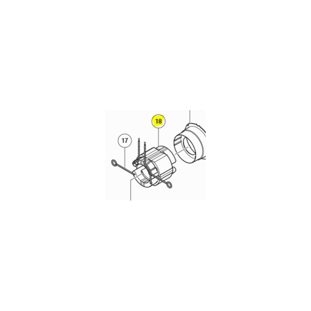  Hikoki Inducteur Pour Scie Circulaire C9U3 & C9SA3 (340942G)