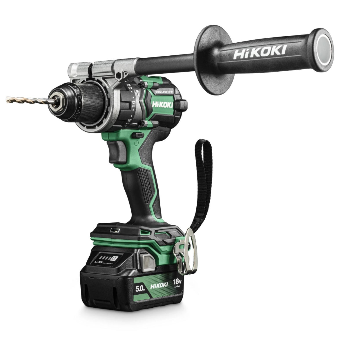  Hikoki KC18DCWBZ Pack 2 Machines 18V Perceuse 140Nm DV18DC & Visseuse 210Nm WH18DC 2x5.0 Ah Avec Coffret Hit-case