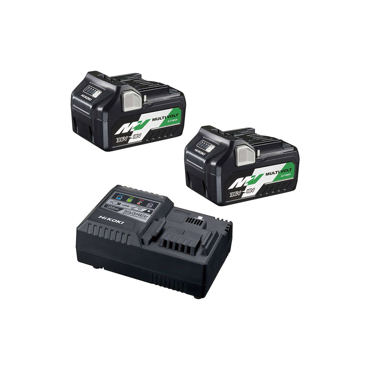  Hikoki KC18DEWAZ Pack 2 Machines 18V Perceuse 70Nm DS18DE & Visseuse 175NM WH18DE 2x5.0 Ah Avec Coffret Hit-case