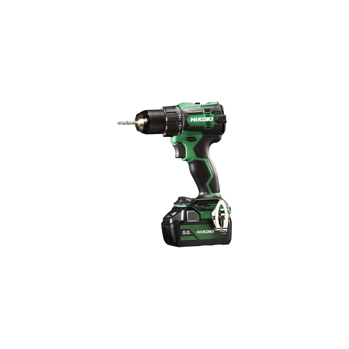  Hikoki KC18DEWCZ Pack 2 Machines 18V Perceuse 70Nm DV18DE & Visseuse 175NM WH18DE 2x5.0 Ah Avec Coffret Hit-case