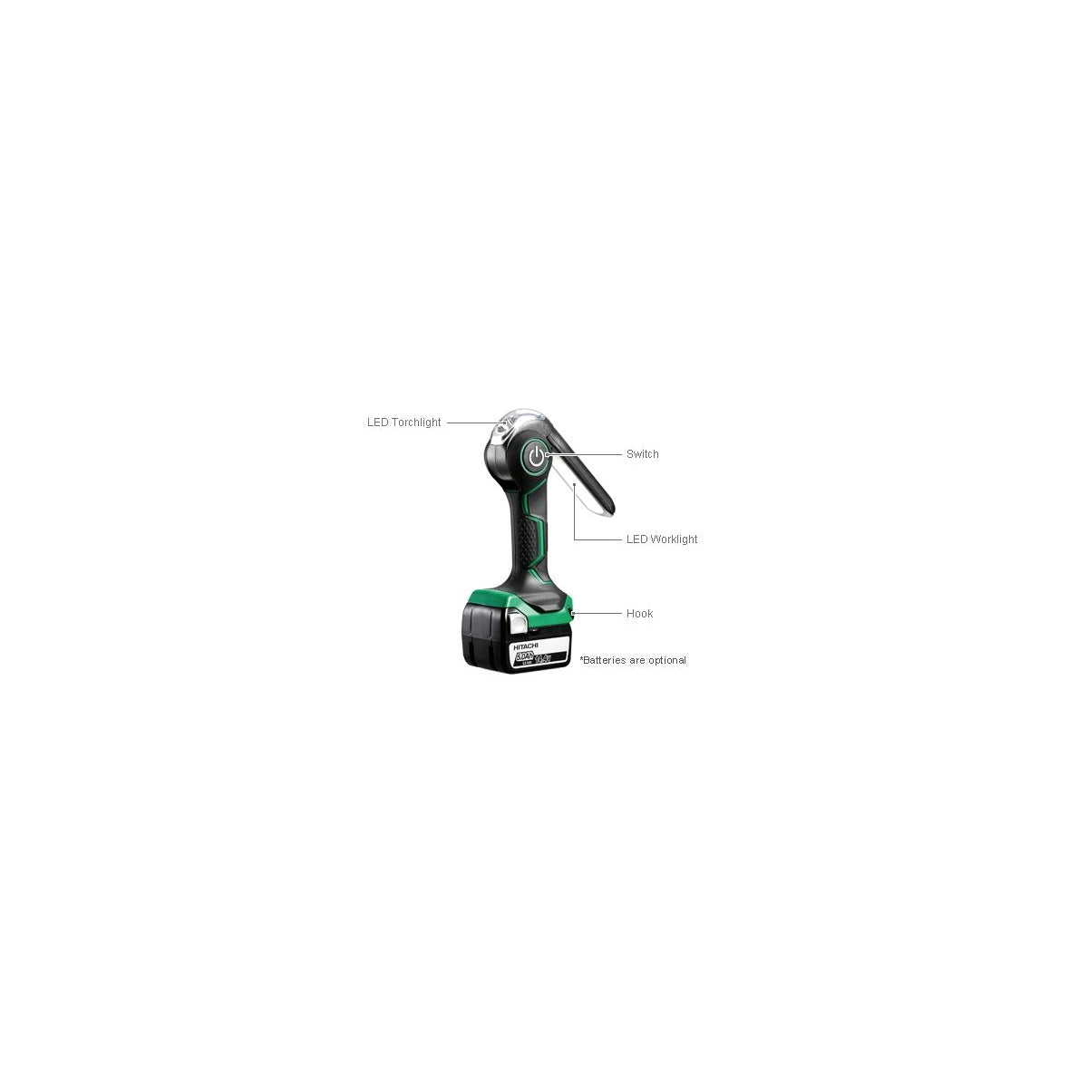  Hikoki UB18DJLL0Z Lampe Led & Néon 18V Et 14.4V