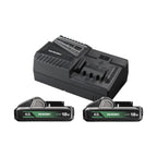  Hikoki UC18YFSLWEZ Pack De 2 Batteries 4.0Ah Compact BSL1840M Et 1 Chargeur UC18YFSL
