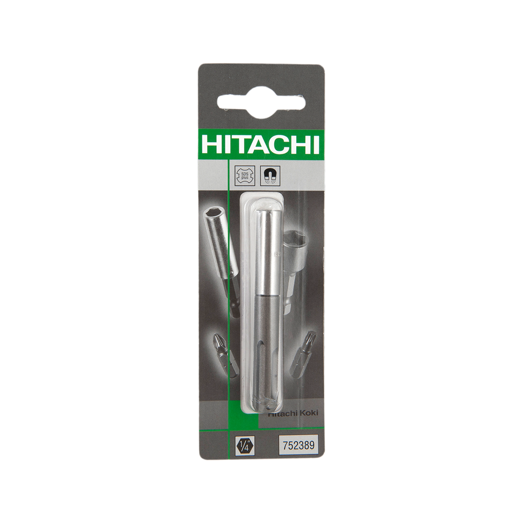  Hikoki Porte Embout SDS+ Vers Hexagone 1/4" Magnétique (752389)