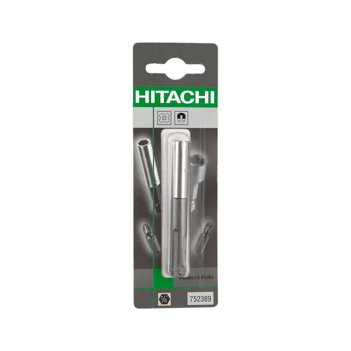  Hikoki Porte Embout SDS+ Vers Hexagone 1/4" Magnétique (752389)