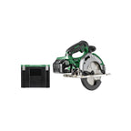  Hikoki Scie Circulaire Multi Volt 36V ø165mm C3606DA WRZ 2x2.5Ah Avec Coffret HitCase
