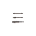  Hikoki Set De 3 Adaptateurs Avec Bille 1/4" Pour Visseuse à Chocs (751970)