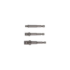  Hikoki Set De 3 Adaptateurs Avec Bille 1/4" Pour Visseuse à Chocs (751970)