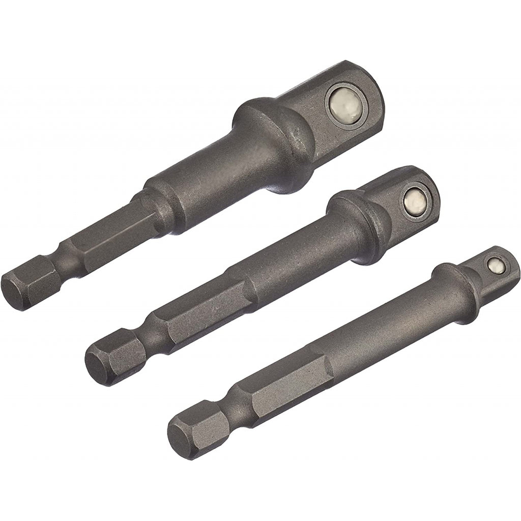  Hikoki Set De 3 Adaptateurs Avec Bille 1/4" Pour Visseuse à Chocs (751970)