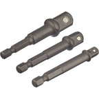  Hikoki Set De 3 Adaptateurs Avec Bille 1/4" Pour Visseuse à Chocs (751970)