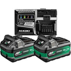  Hikoki UC18YSL3WHZ Kit De 2 Batteries Multi Volt 36V 5Ah BSL36A18X Avec Chargeur UC18YSL3