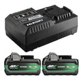  Hikoki UC18YSL3WJZ Kit De 2 Batteries Multi Volt 36V 8.0Ah BSL36B18X Avec Chargeur UC18YSL3