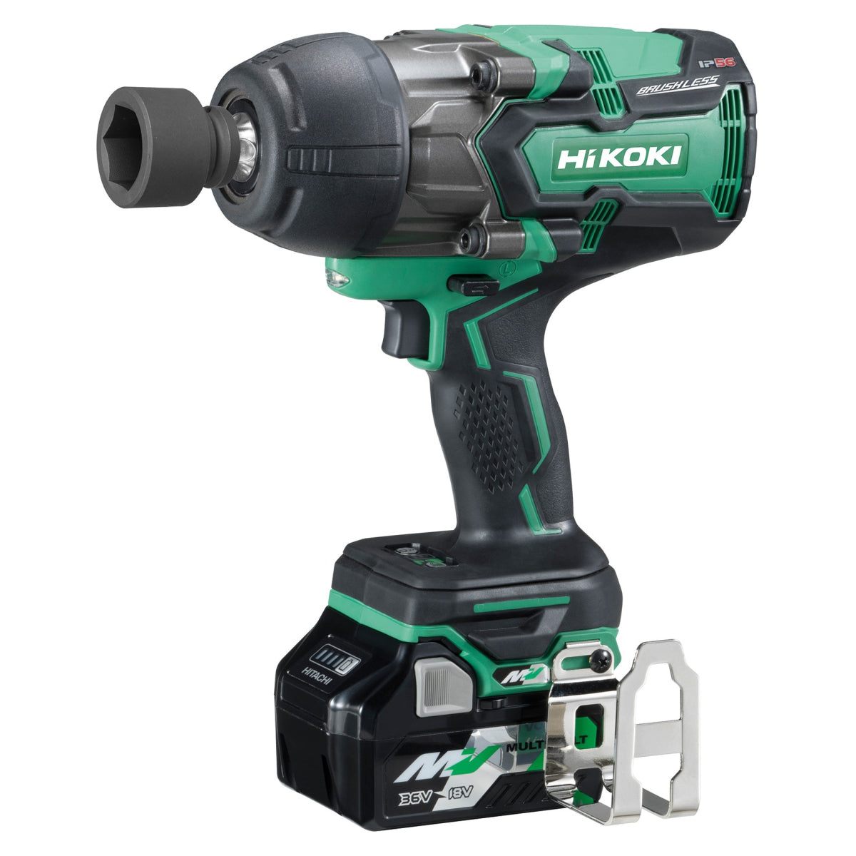  HiKoki WR36DBWRZ Boulonneuse à Choc Brushless 1/2" 2x2.5Ah 36V 1650Nm Avec Coffret Hit-case