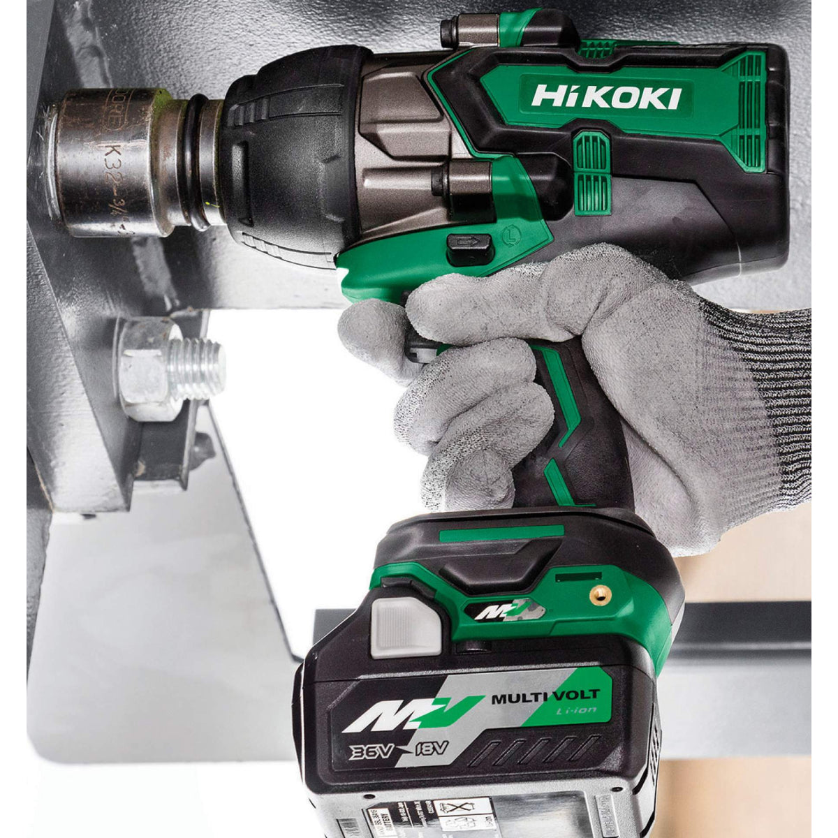  HiKoki WR36DBWRZ Boulonneuse à Choc Brushless 1/2" 2x2.5Ah 36V 1650Nm Avec Coffret Hit-case