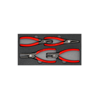  Knipex Jeu De 4 Pinces à Circlips Avec Plateaux En Mousse (00 20 01 V09)