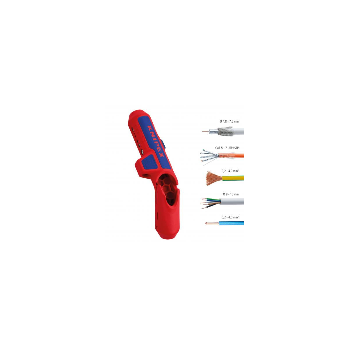  Knipex Pince à Dégainage & Dénudage Pour Droitier (16 95 01 SB)