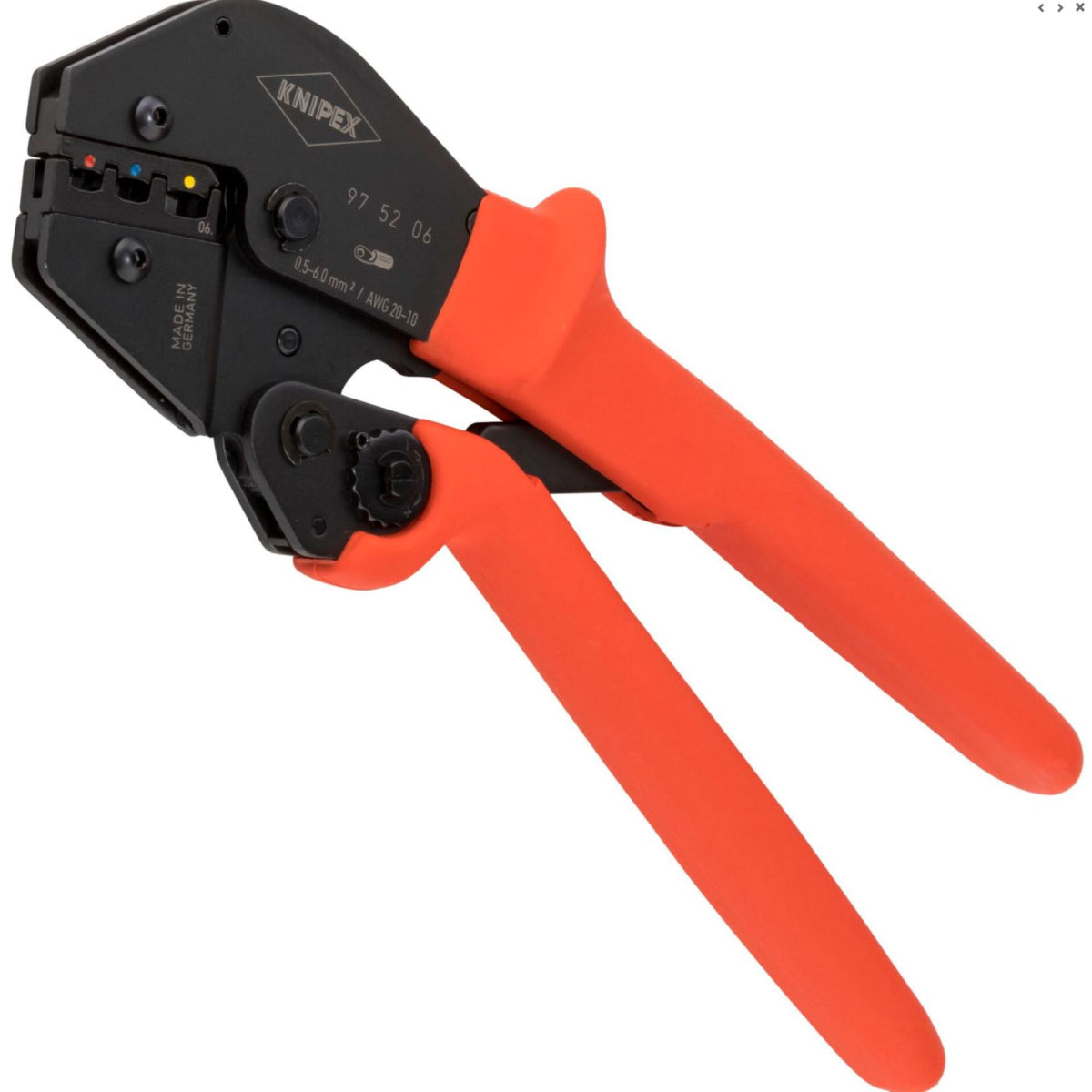  Knipex Pince à Sertir Avec Ressort D'ouverture 0,5 – 6,0 Mm² (97 52 06)