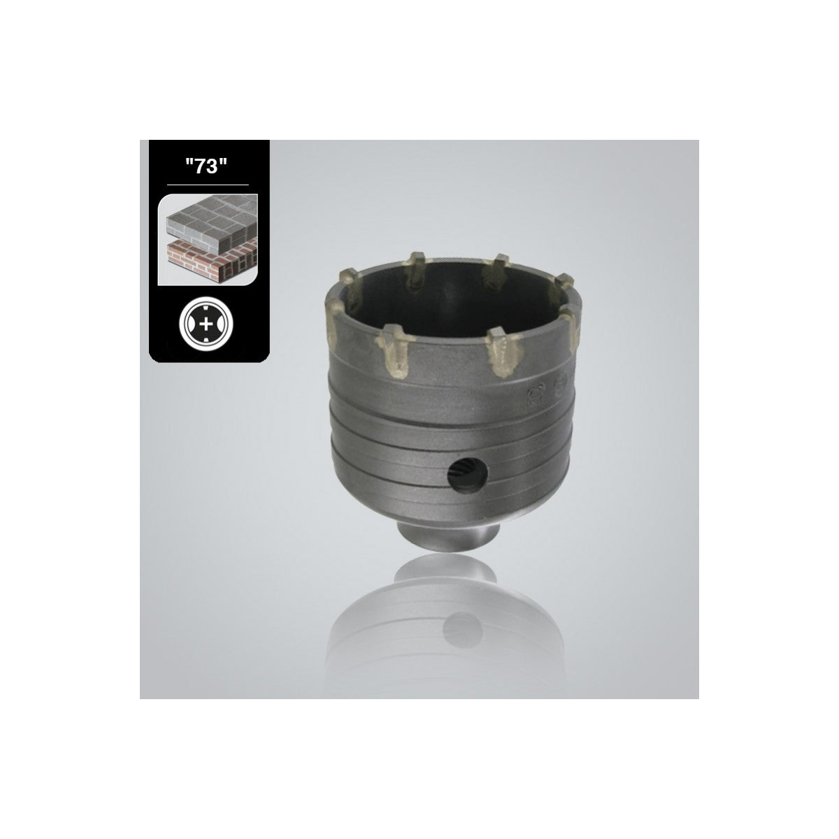  Leman Trépan ø50mm Carbure SDS+ Béton 73.050