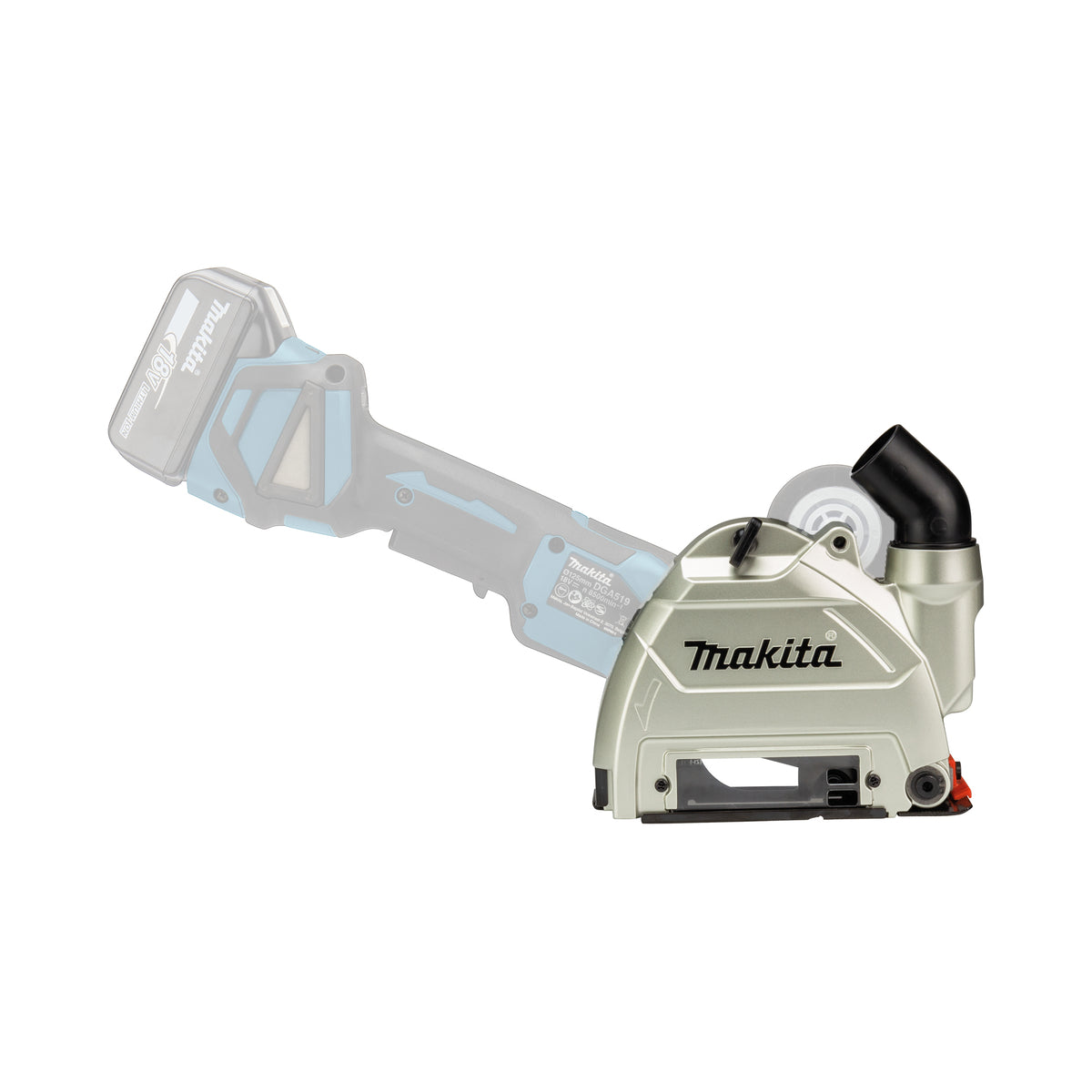  Makita 191G05-4 Carter De Protection X-LOCK ø125mm Pour Rainurage Avec Raccord D'aspiration