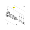  Makita 510306-3 Induit Pour Meuleuse Droite GD0801C