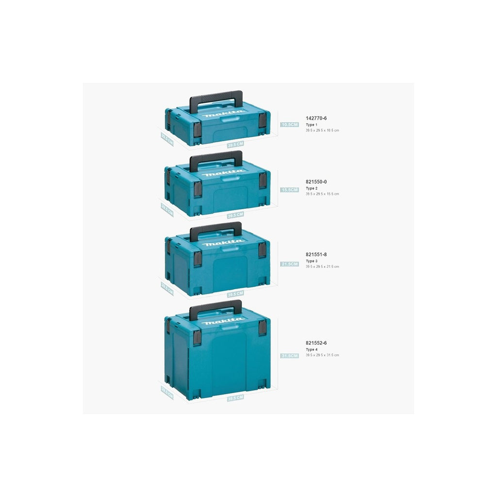 Makita Coffret Makpac Type 1 (395X295X110mm) 821549-5