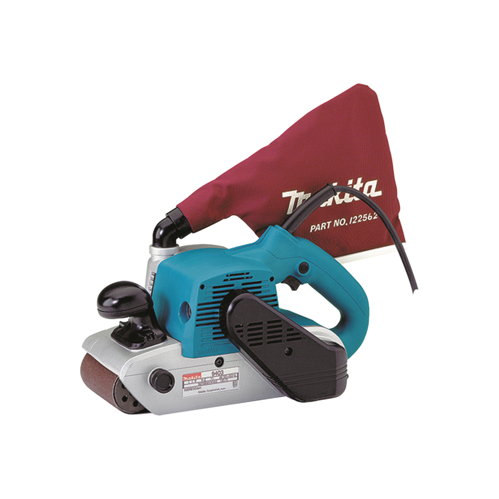  Makita 9403J Ponceuse à Bande 1200W 100x610mm Avec Coffret Mak-Pac