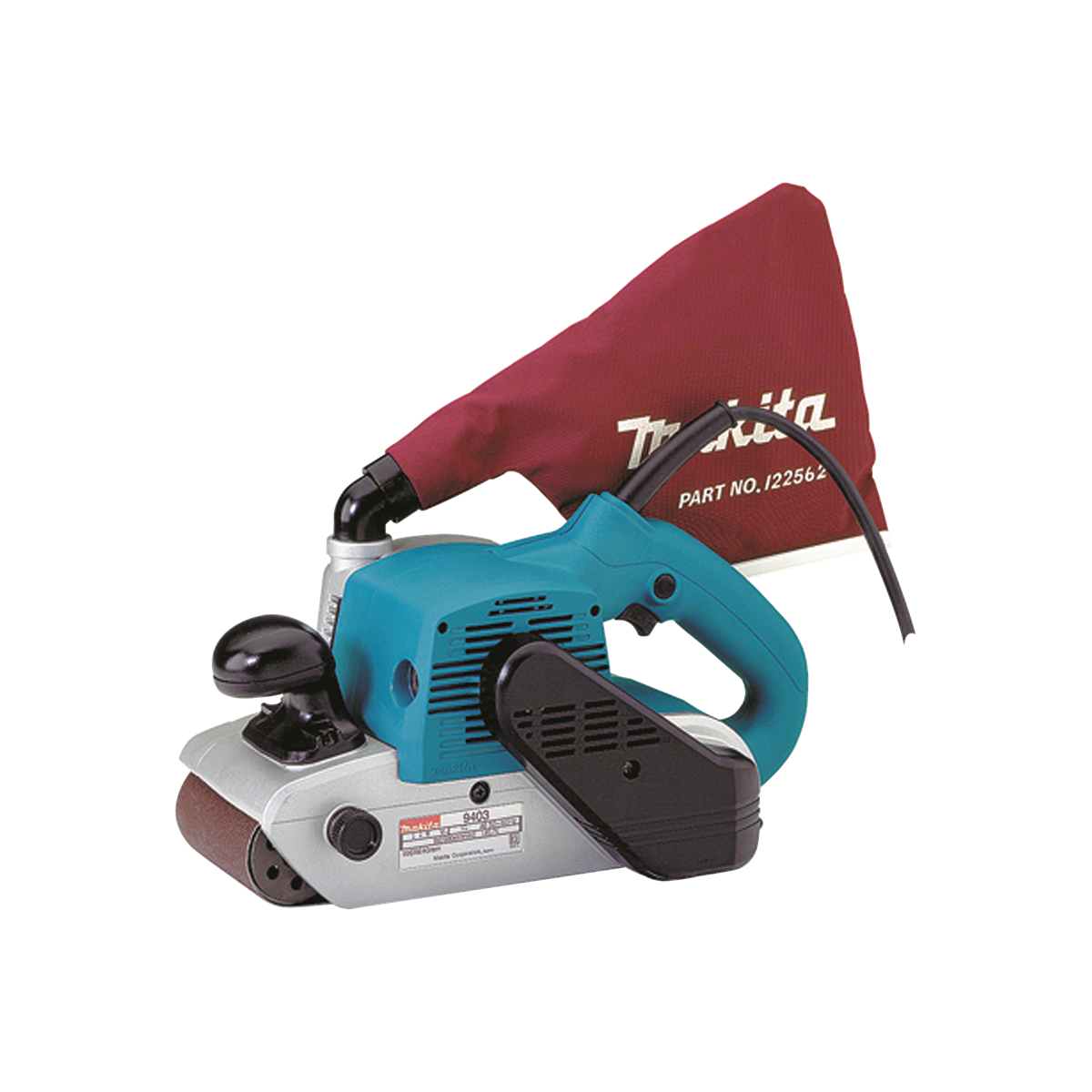  Makita 9403J Ponceuse à Bande 1200W 100x610mm Avec Coffret Mak-Pac