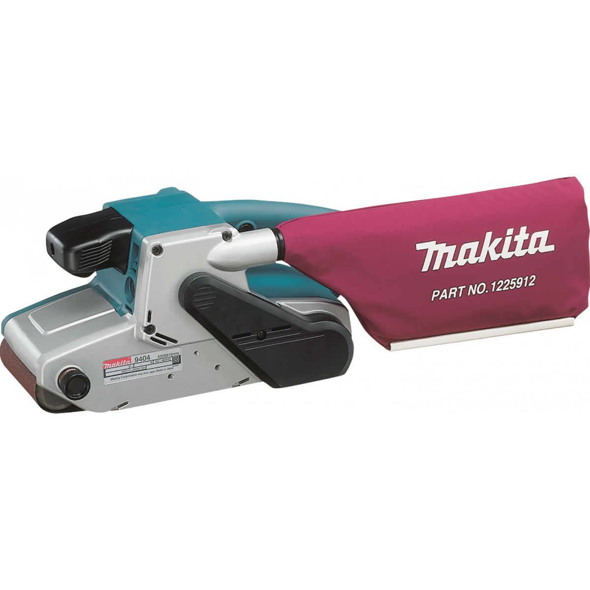  Makita 9404J Ponceuse à Bande 1010W 100x610mm En Coffret Mak-Pac