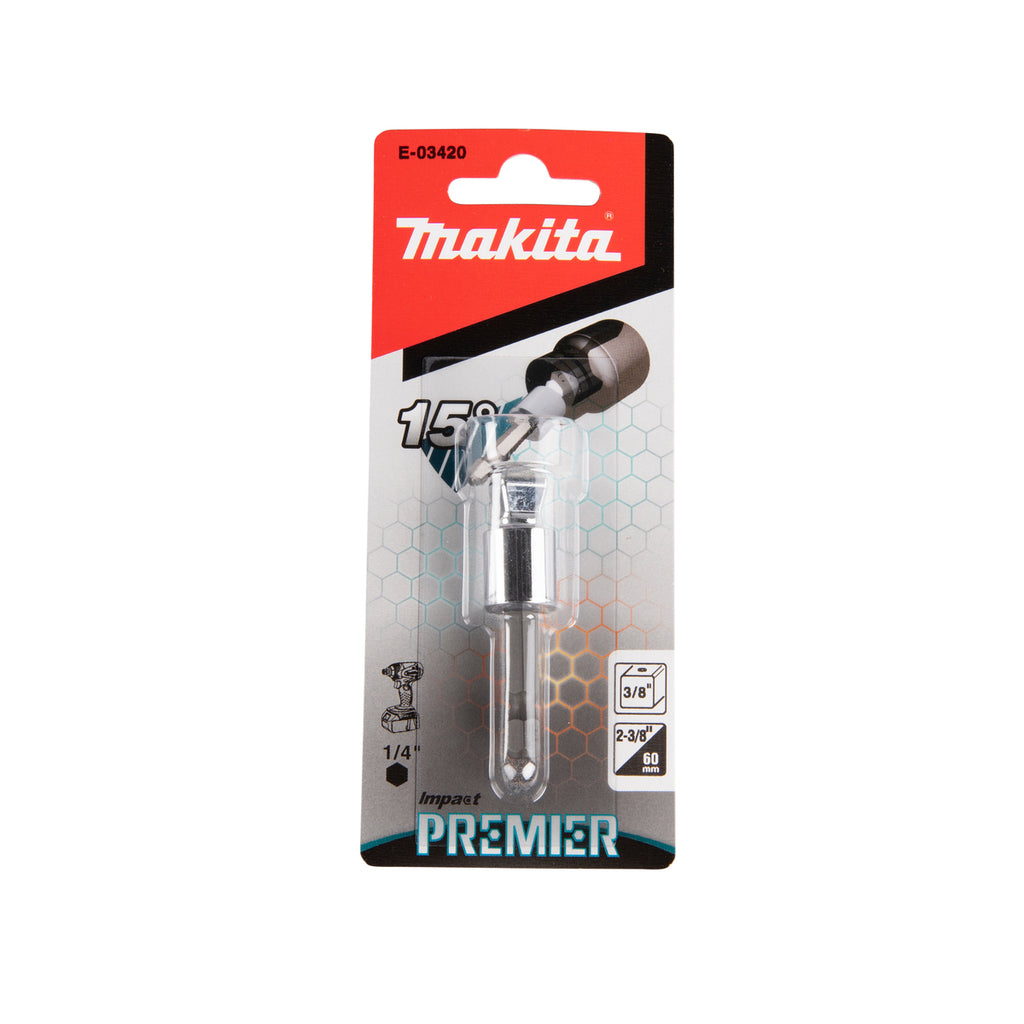  Makita Adaptateurs D'angles Pour Douilles 3/8" Impact Premier E-03420