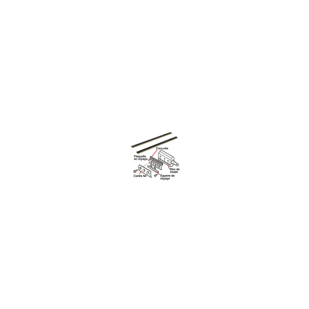  Makita B-02870 Jeux De Fers HSS 312mm Rabot KP312S