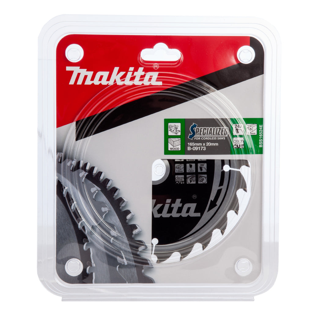  Makita B-32910 Lame De Scie Circulaire "Specialized" ø165mm 24Dts