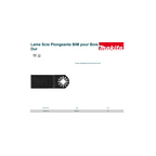  Makita B-34659 Lot De X20 Lames Scie Plongeante BIM Type TMA010 Pour Bois Dur (32x40mm)