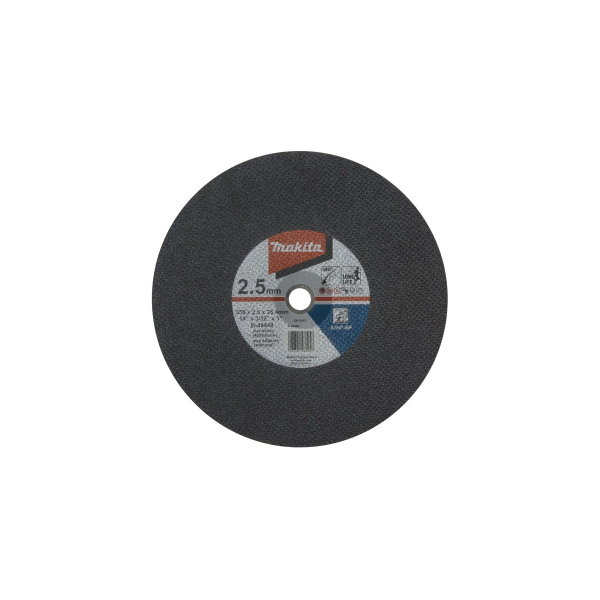  Makita B-49448 Disque Fins ø355mm à Tronçonner Métal
