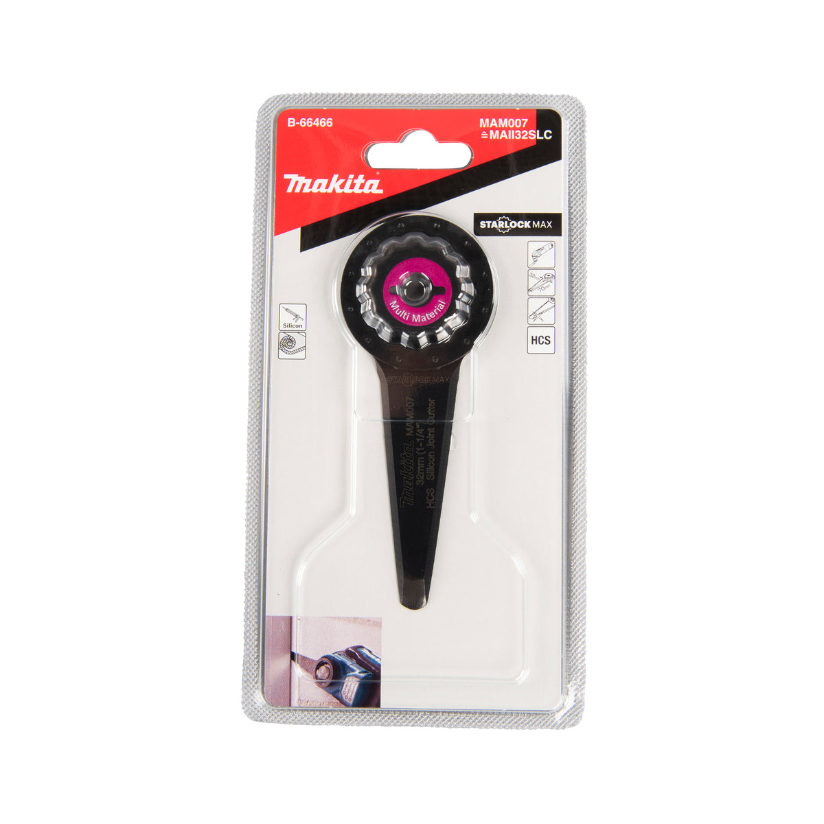  Makita B-66466 Lame De Dejointage STARLOCK MAX HCS Multi-Matière Type MAM007 (32x70mm)