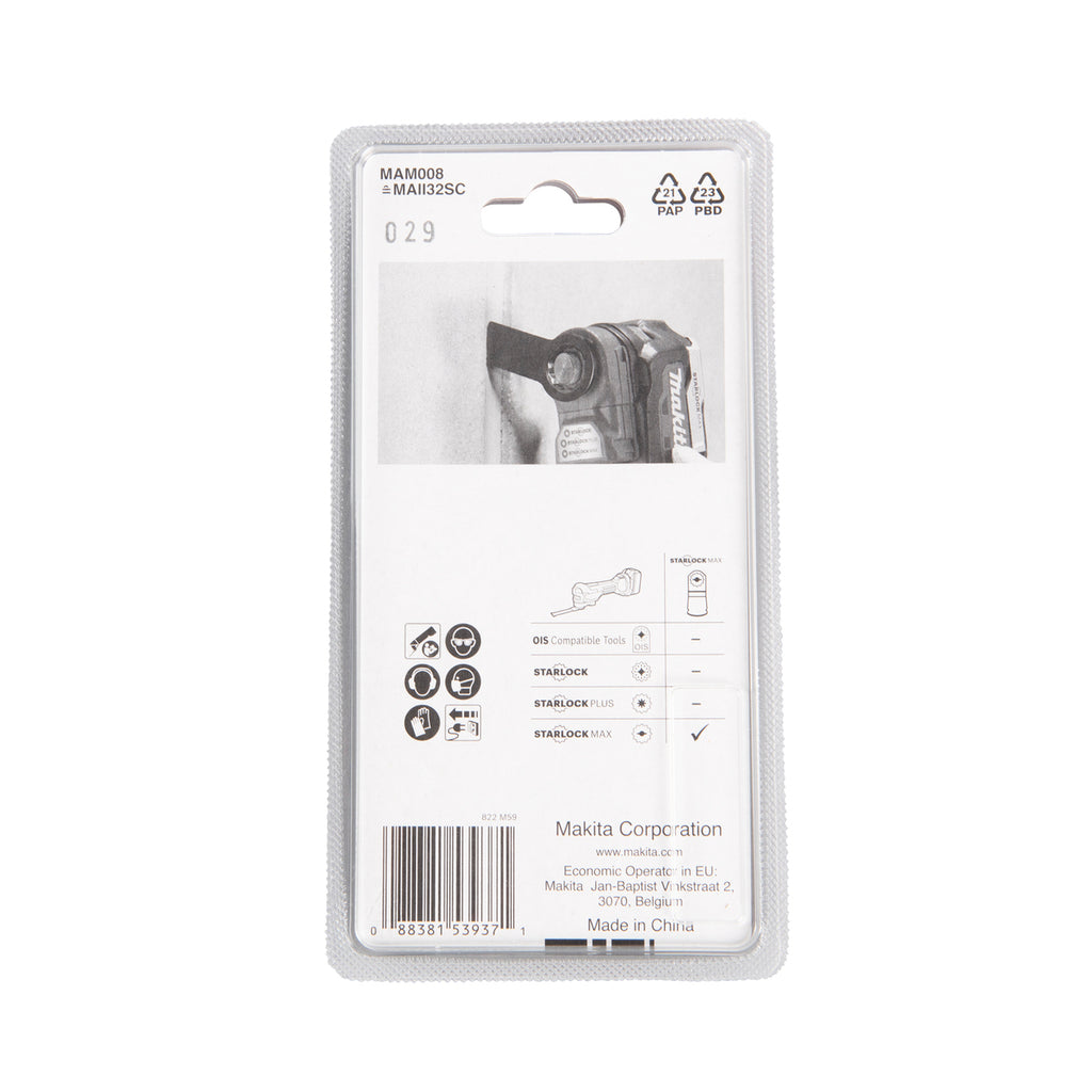  Makita B-66472 Lame De Déjointage STARLOCK MAX (32x60mm)