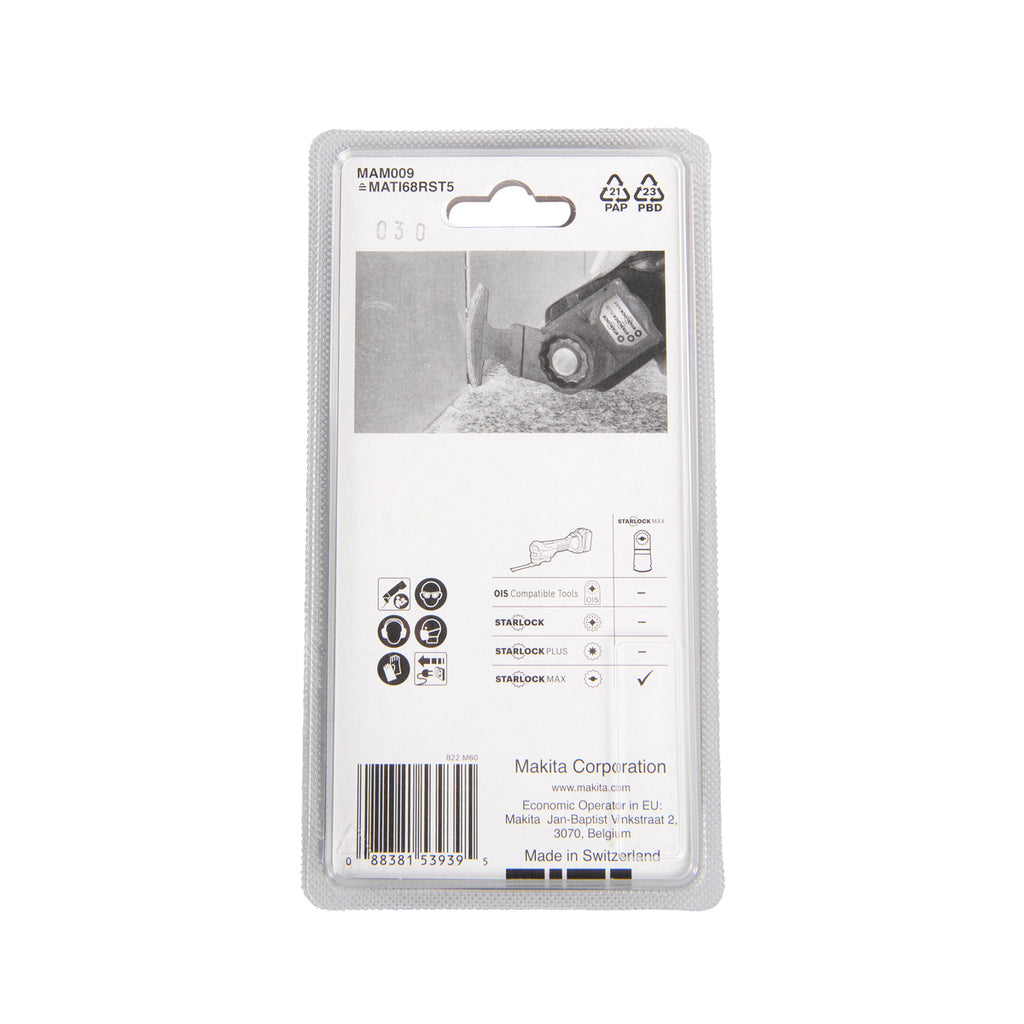  Makita B-66494 Lame Segmentée Carbure STARLOCK MAX (10x68mm)