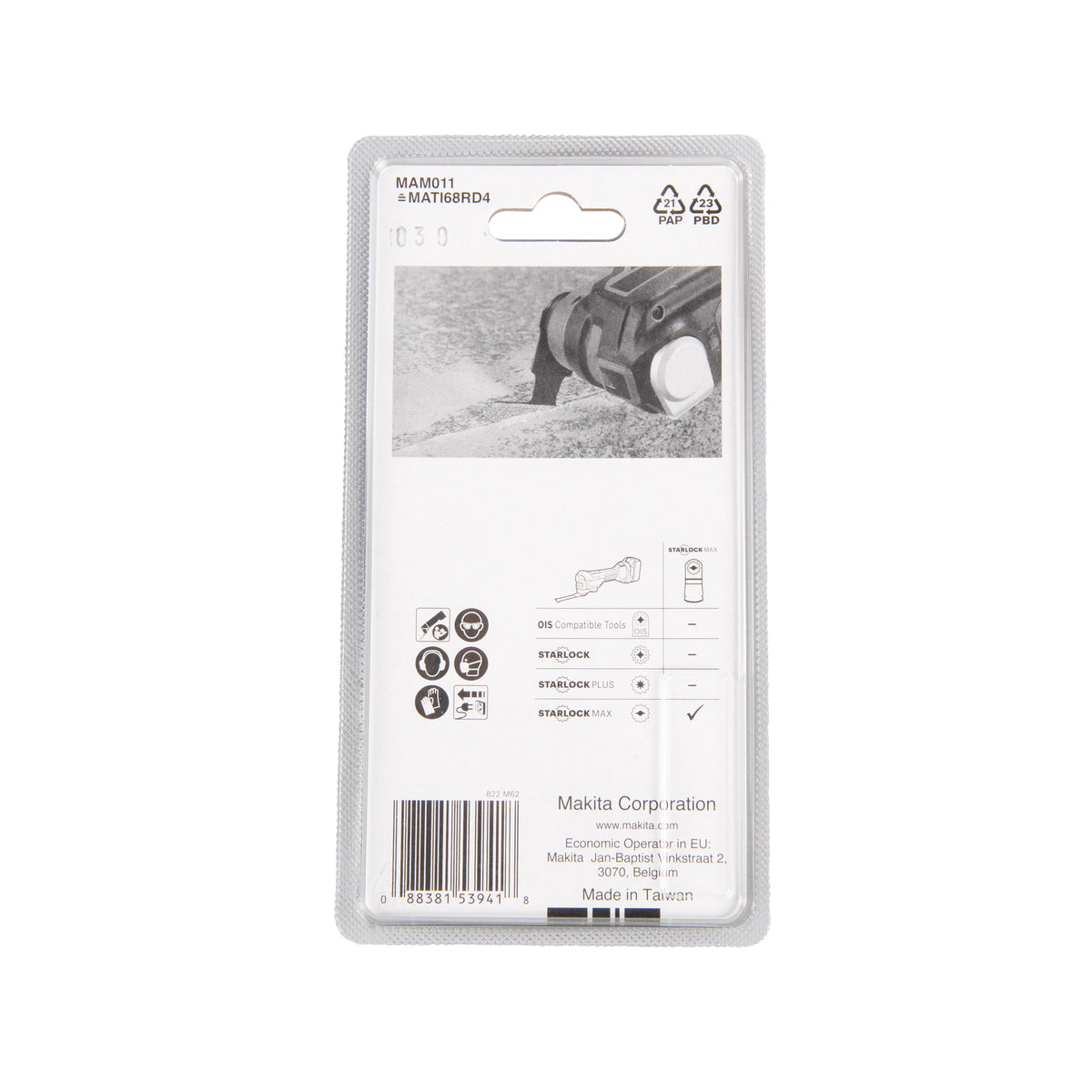  Makita B-66519 Lame Segmentée Diamant STARLOCK MAX (30x68mm)