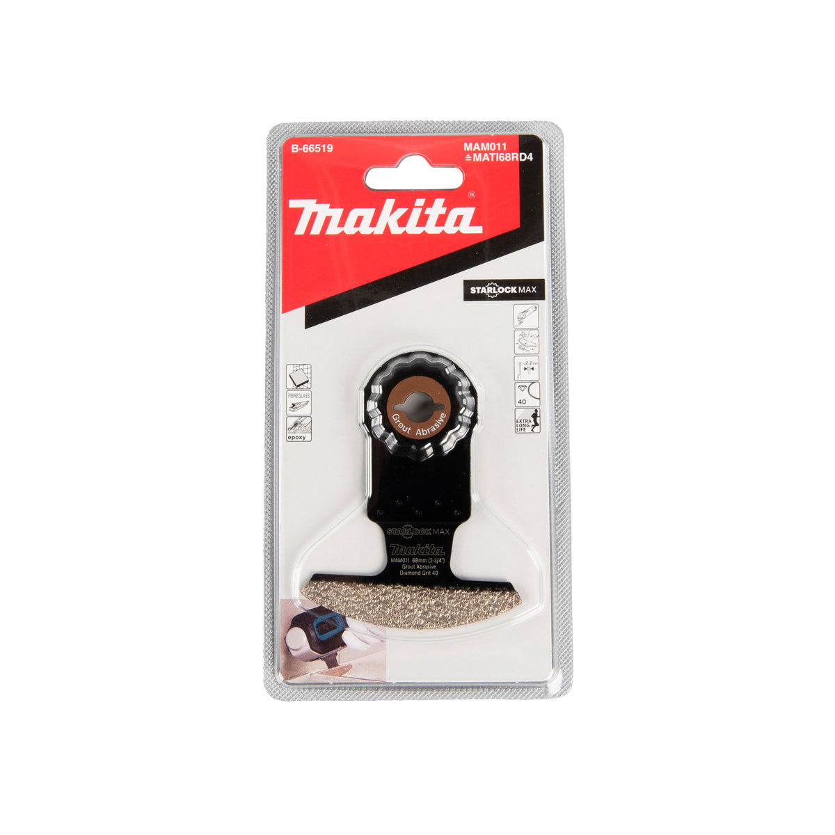  Makita B-66519 Lame Segmentée Diamant STARLOCK MAX (30x68mm)